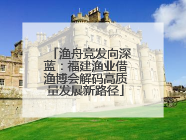 渔舟竞发向深蓝：福建渔业借渔博会解码高质量发展新路径