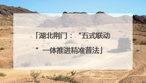 湖北荆门：“五式联动”一体推进精准普法
