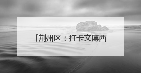 荆州区：打卡文博西城 解锁端午楚韵