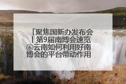 聚焦国新办发布会丨第9届南博会速览⑥云南如何利用好南博会的平台带动作用，深化与南亚国家的交流与合作？