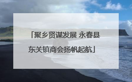 聚乡贤谋发展 永春县东关镇商会扬帆起航