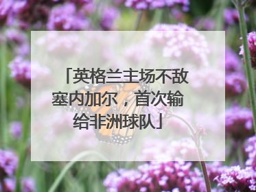 英格兰主场不敌塞内加尔，首次输给非洲球队