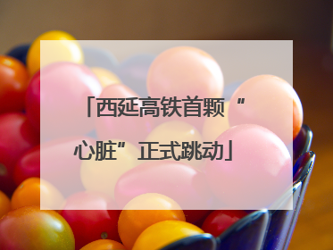 西延高铁首颗“心脏”正式跳动