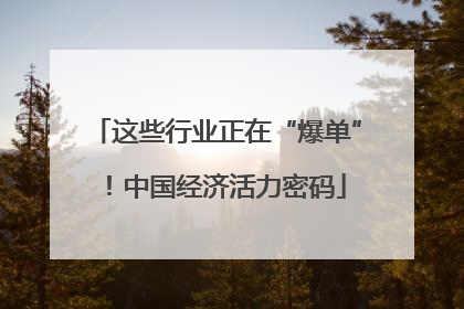 这些行业正在“爆单”！中国经济活力密码
