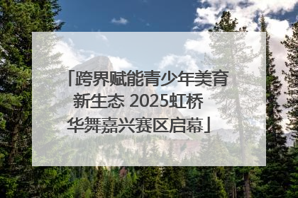 跨界赋能青少年美育新生态 2025虹桥华舞嘉兴赛区启幕