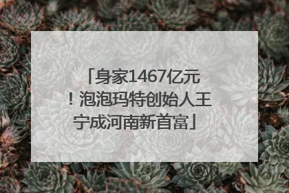 身家1467亿元！泡泡玛特创始人王宁成河南新首富