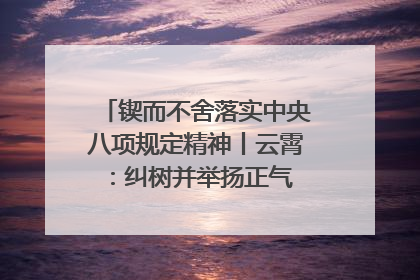 锲而不舍落实中央八项规定精神丨云霄：纠树并举扬正气 作风建设谱新章