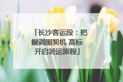 长沙客运段：把握调图契机 高标开启暑运旅程