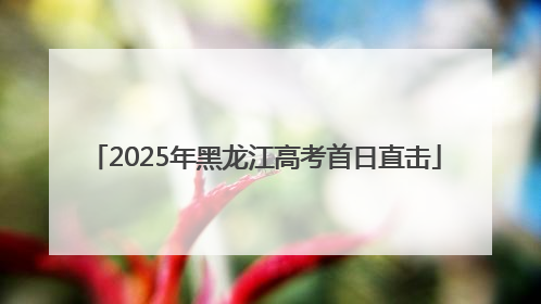 2025年黑龙江高考首日直击