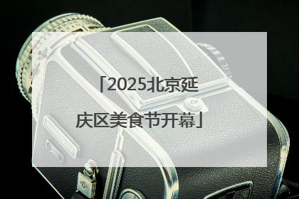 2025北京延庆区美食节开幕