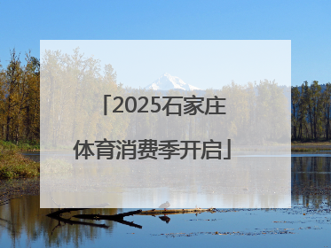 2025石家庄体育消费季开启